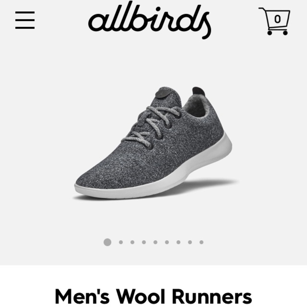ALLBIRDS GRAY WOOL SHOES. Men’s  9 / Women’s 11